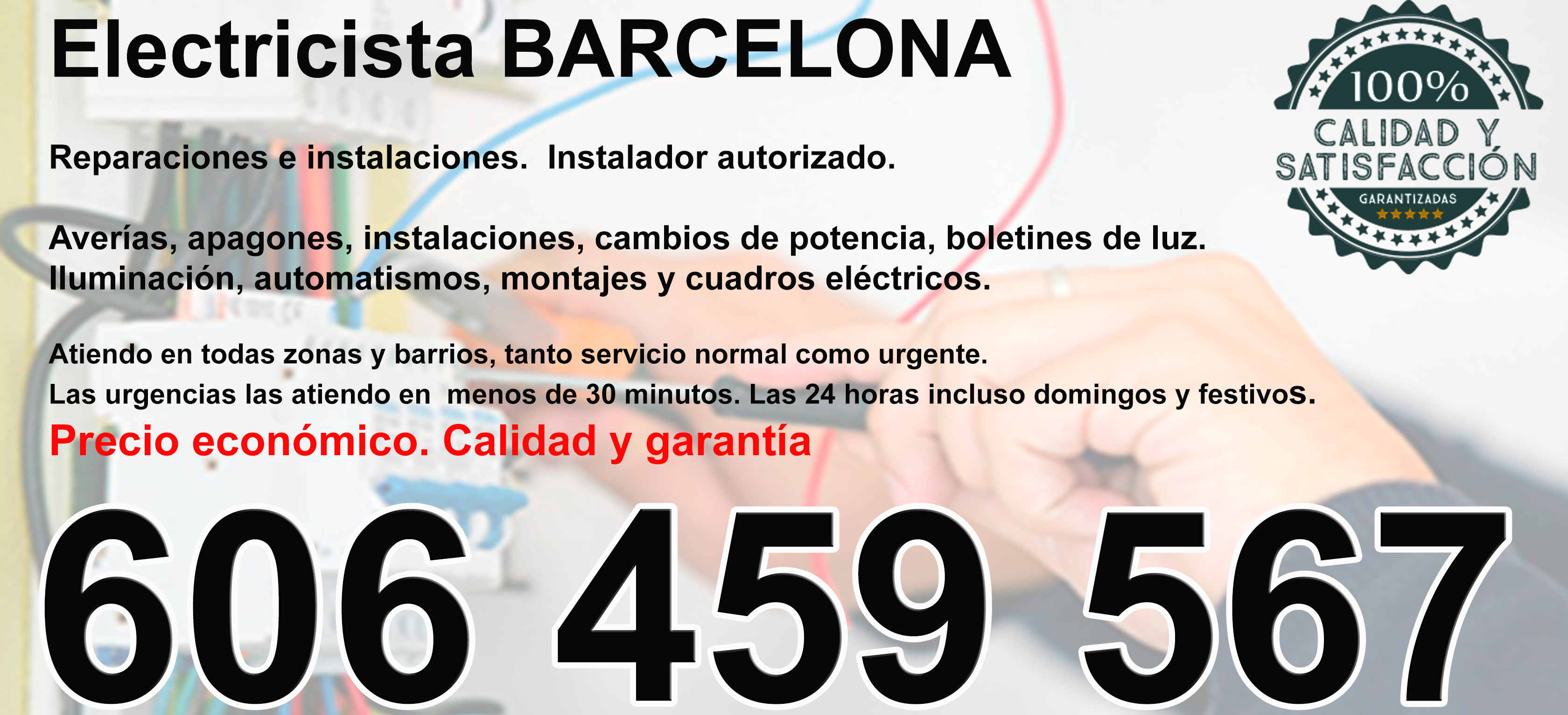 Reparacion electricas CALVET